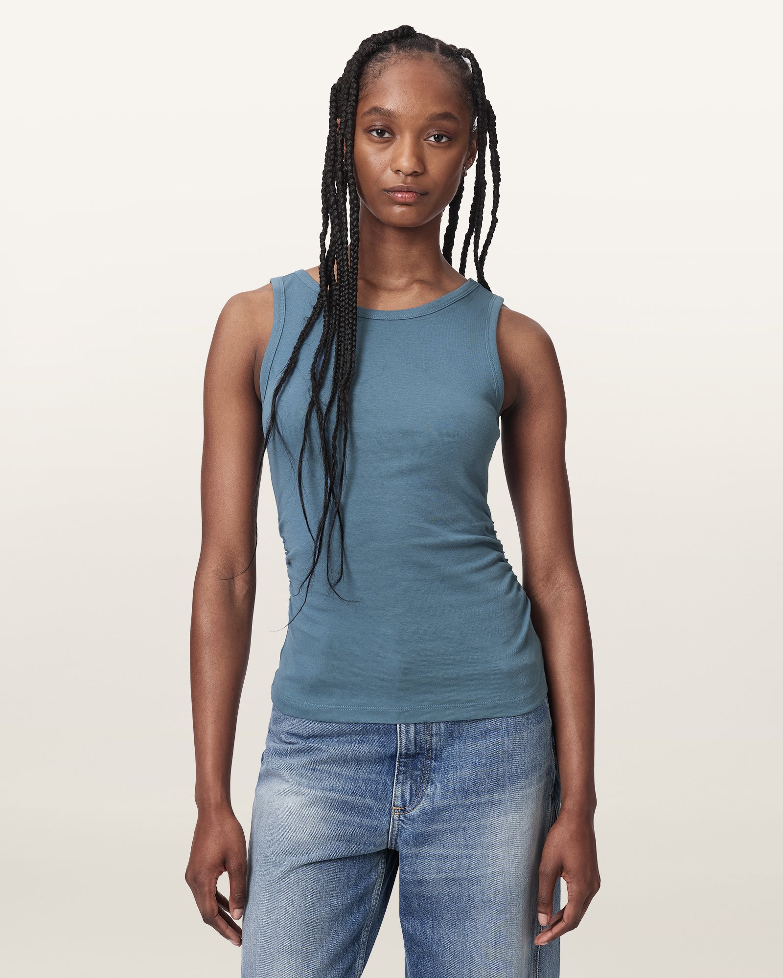 CAPTAIN BLUE Color Katarina Tank from AllSaints