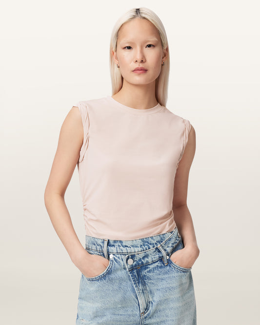CRYSTAL PINK Color West Tank from AllSaints