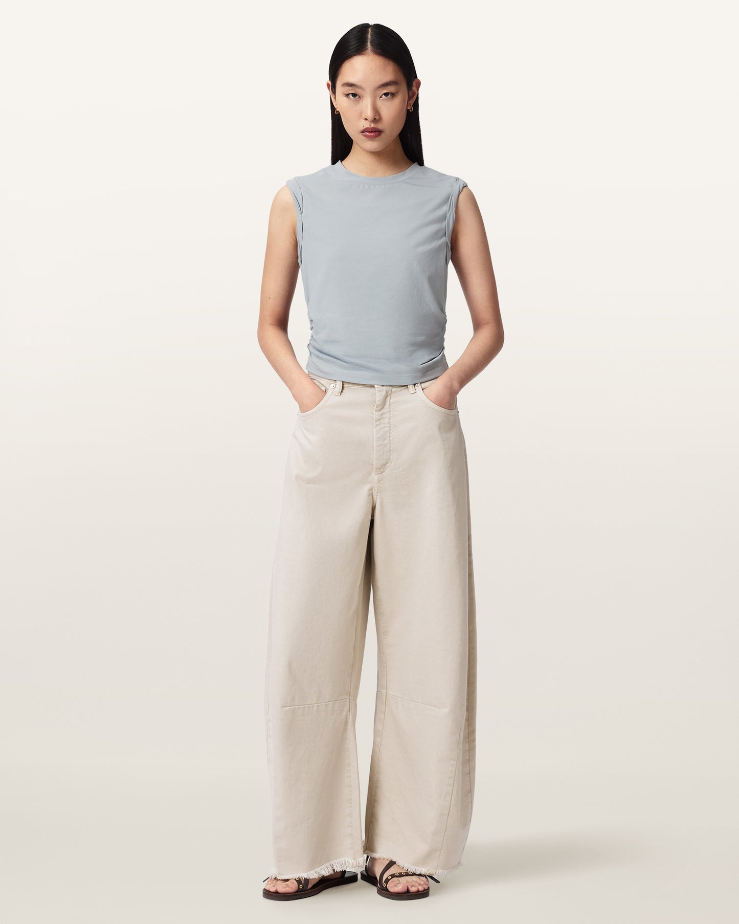 HIGH RISE BLUE Color West Tank from AllSaints