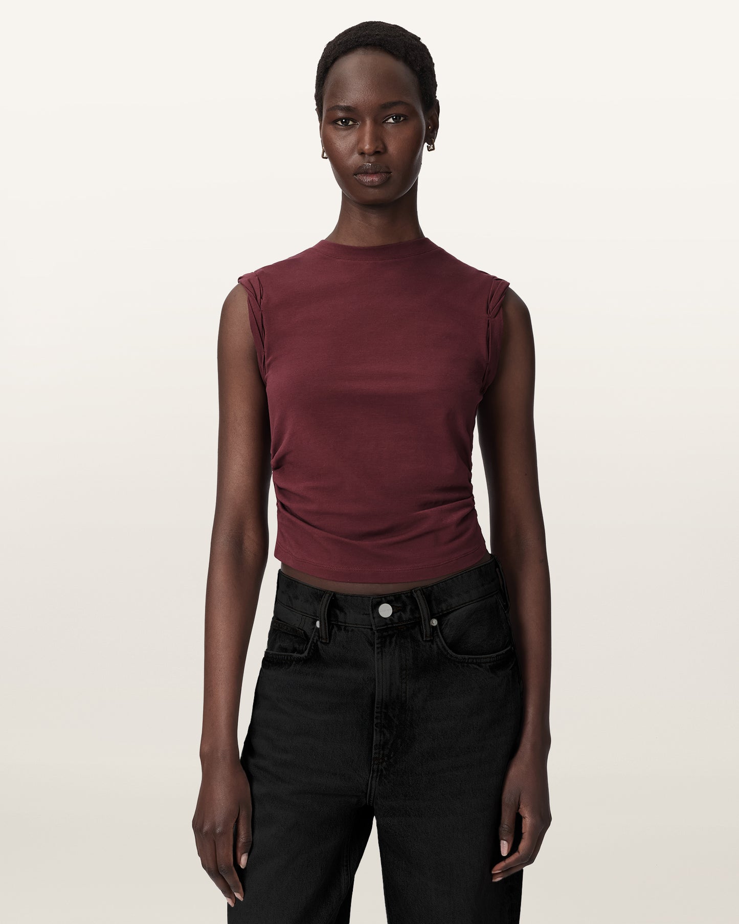 BURNT RED Color West Tank from AllSaints