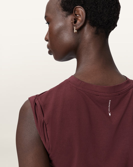 BURNT RED Color West Tank from AllSaints