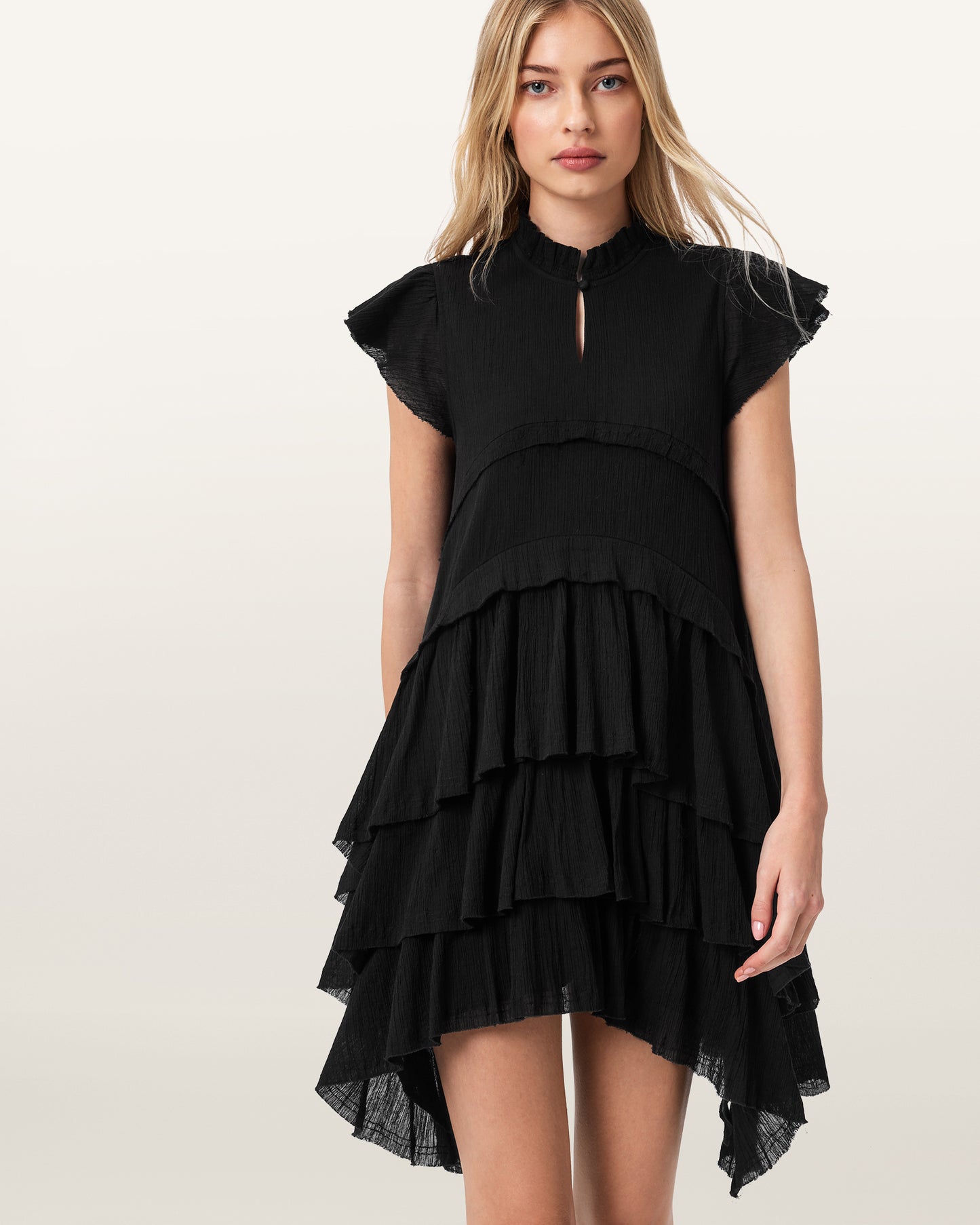 Black Color Cavarly SSmini Dress from AllSaints