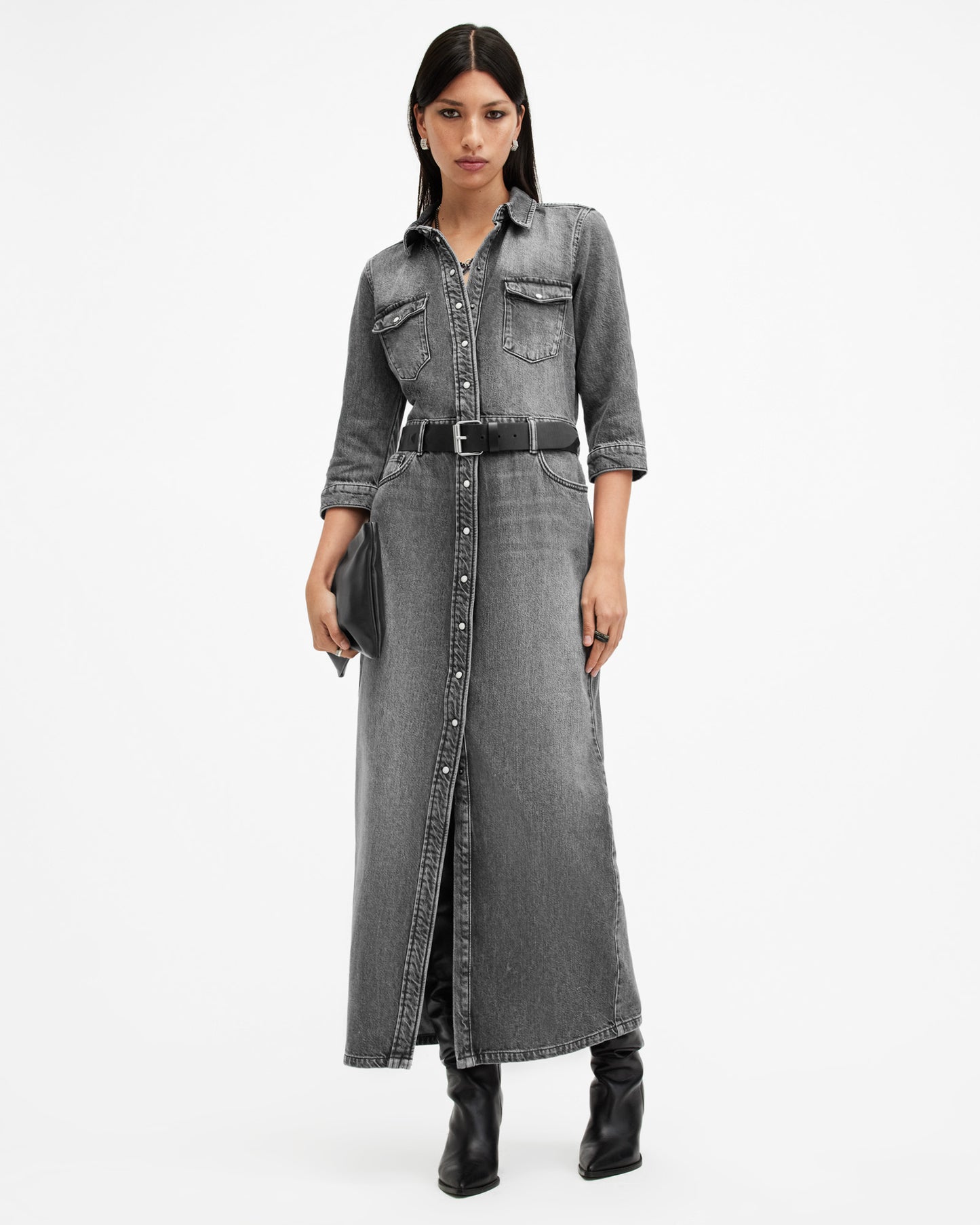 Blair LS Denim Dress