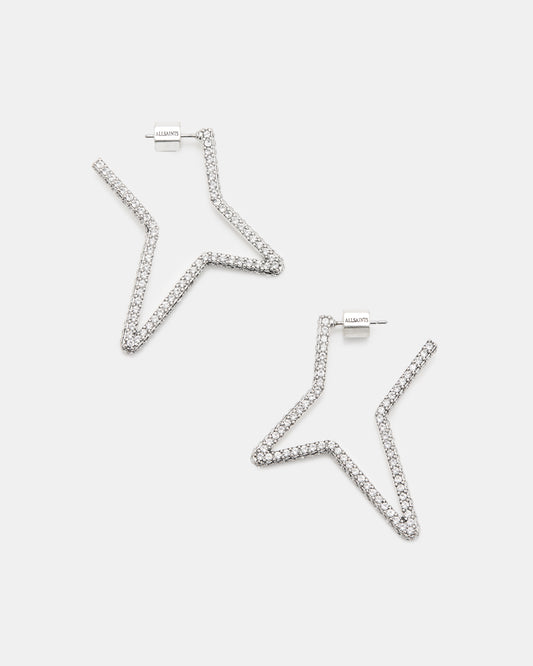 Lux Star Hoop Earrings