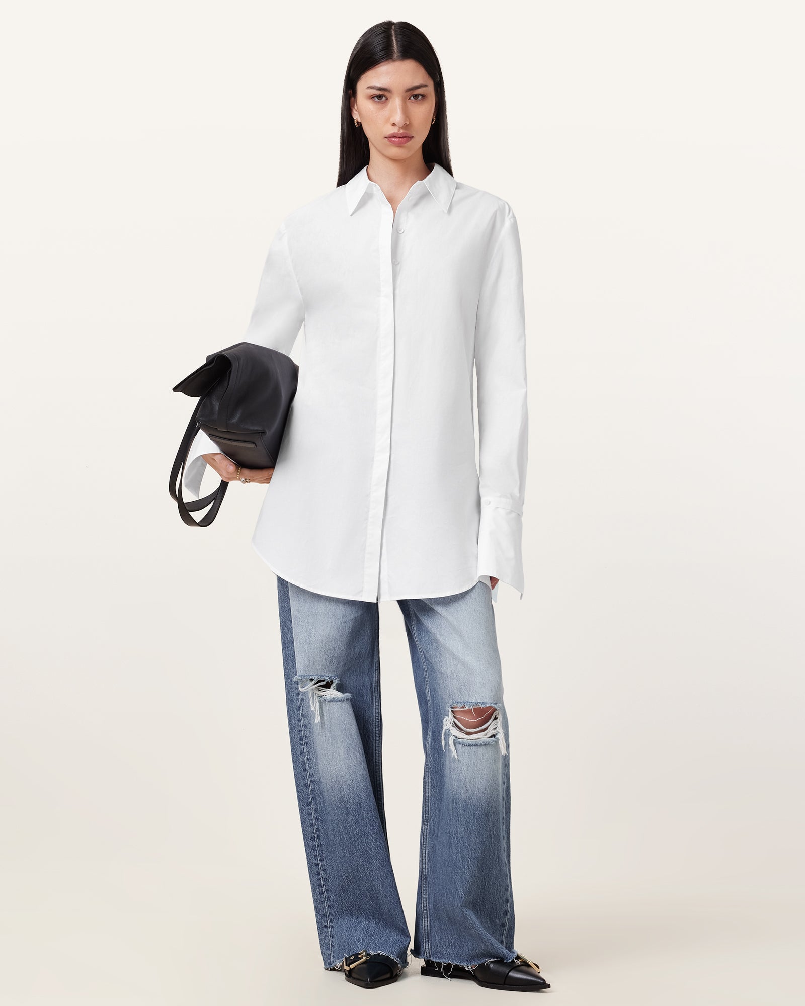 White Color Alber Dress from AllSaints