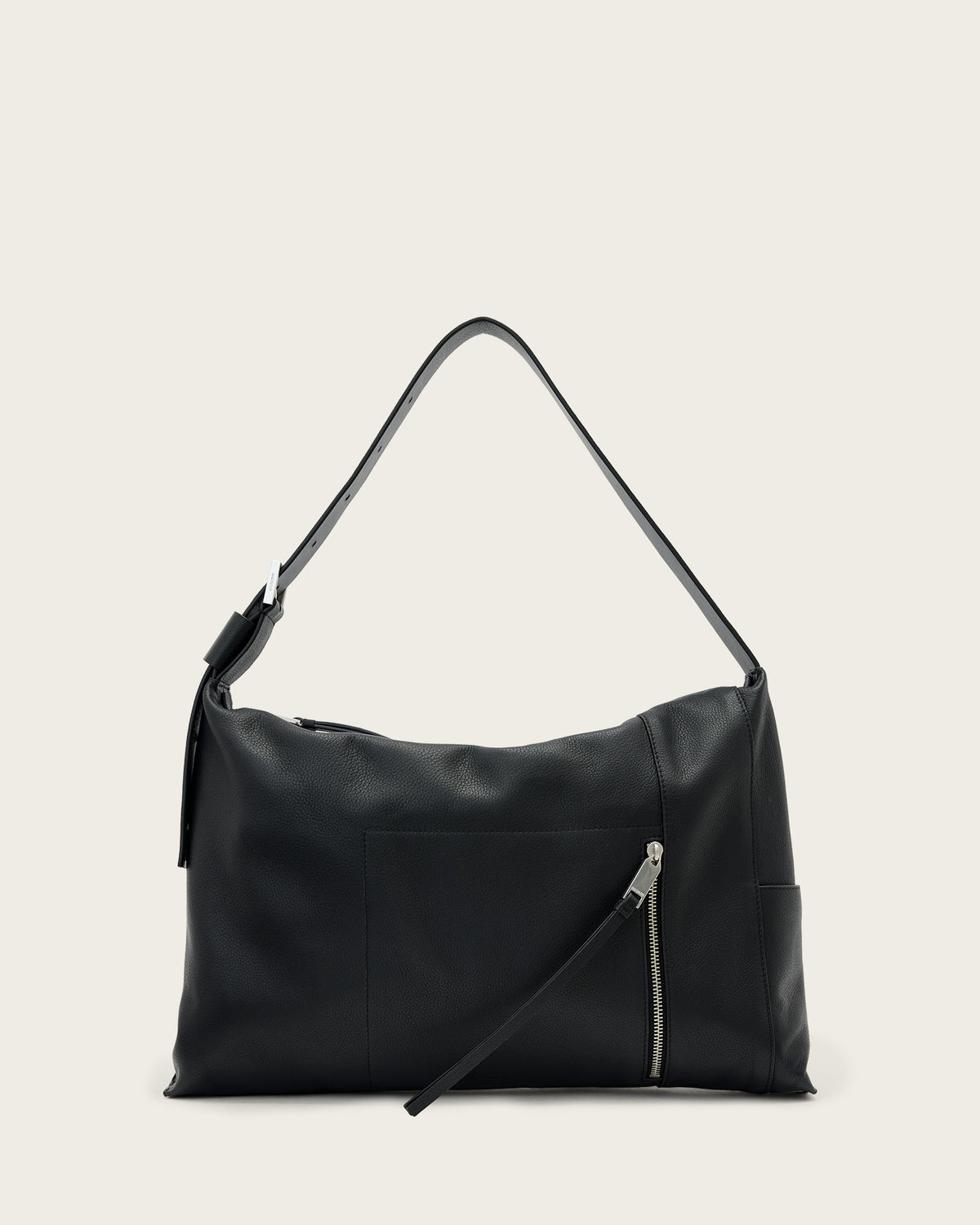Black/Silver Color Alba Shoulder Bag from AllSaints