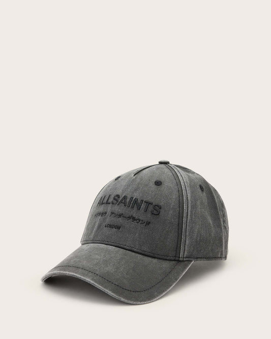 Washed black/Black Color Underground Cap from AllSaints