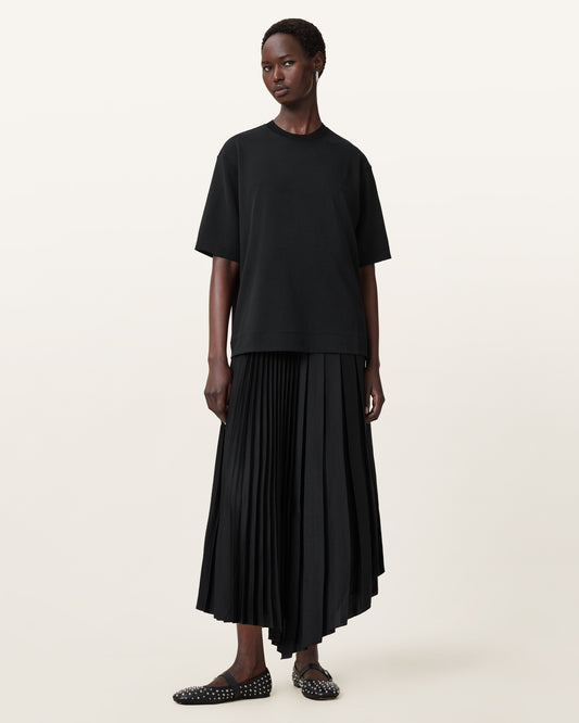 Black Color Jax Tee Dress from AllSaints