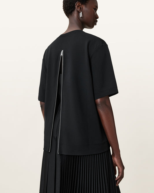 Black Color Jax Tee Dress from AllSaints