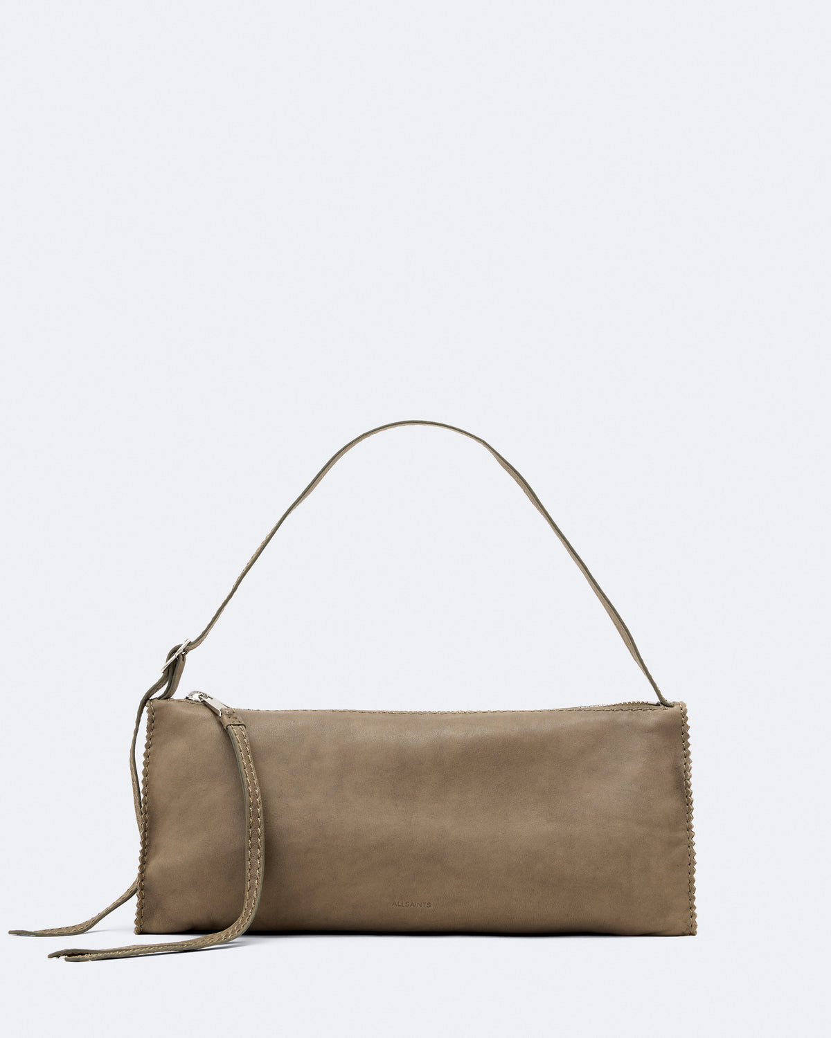 Misty Grey Color Siloh Shoulder Bag from AllSaints