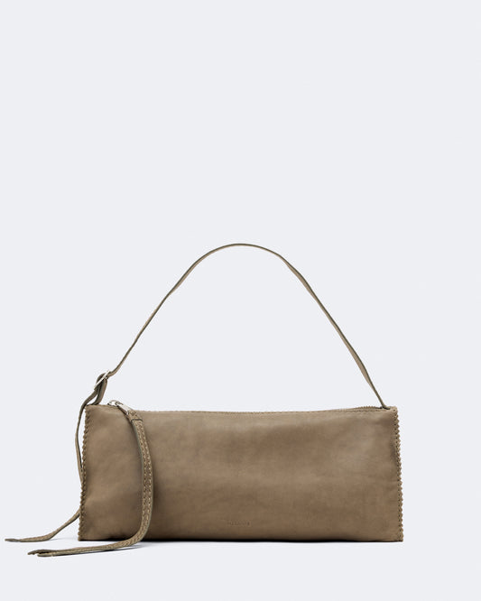 Misty Grey Color Siloh Shoulder Bag from AllSaints