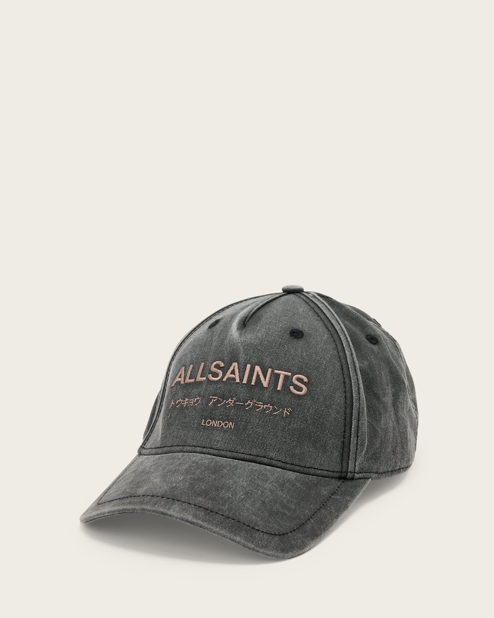 Underground Logo Print Baseball Cap