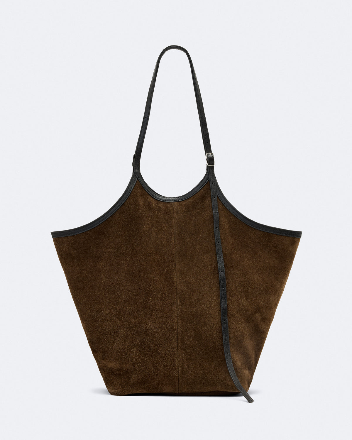 Dark Khaki Green Color Siloh Suede Ovrspill Bag from AllSaints