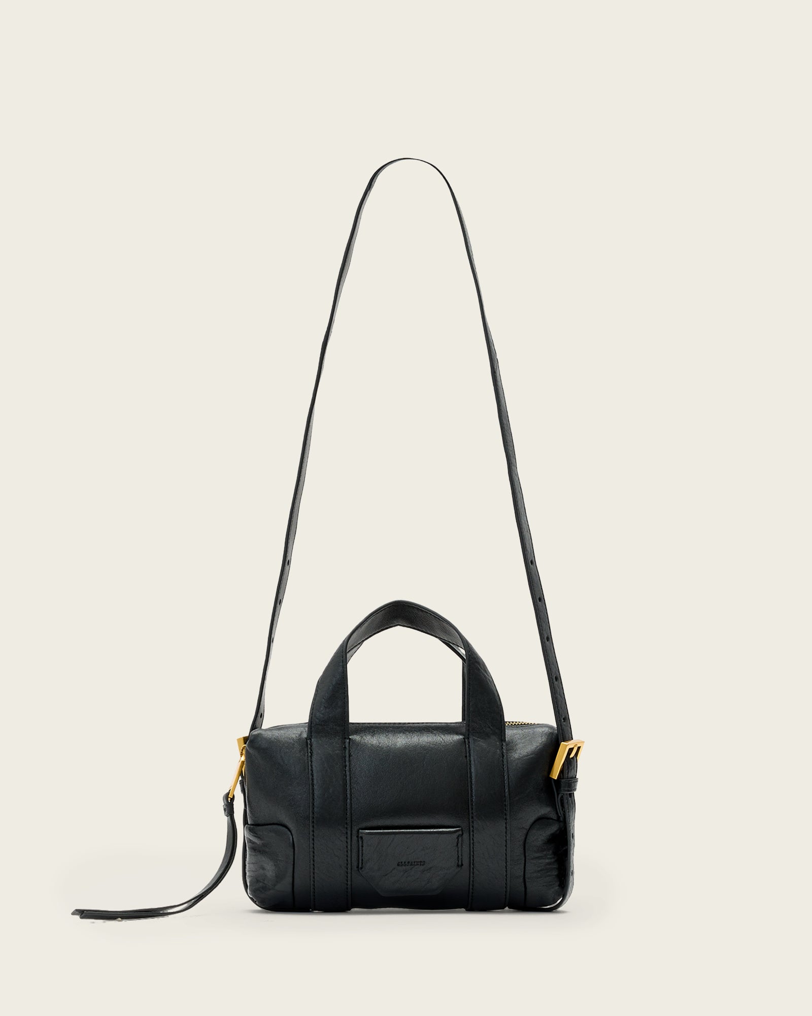 Black Color Ares G Compact Crossbody Bag from AllSaints