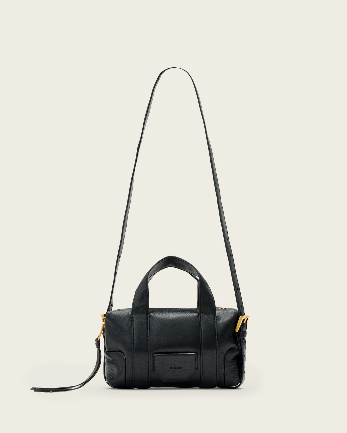 Black Color Ares G Compact Crossbody Bag from AllSaints