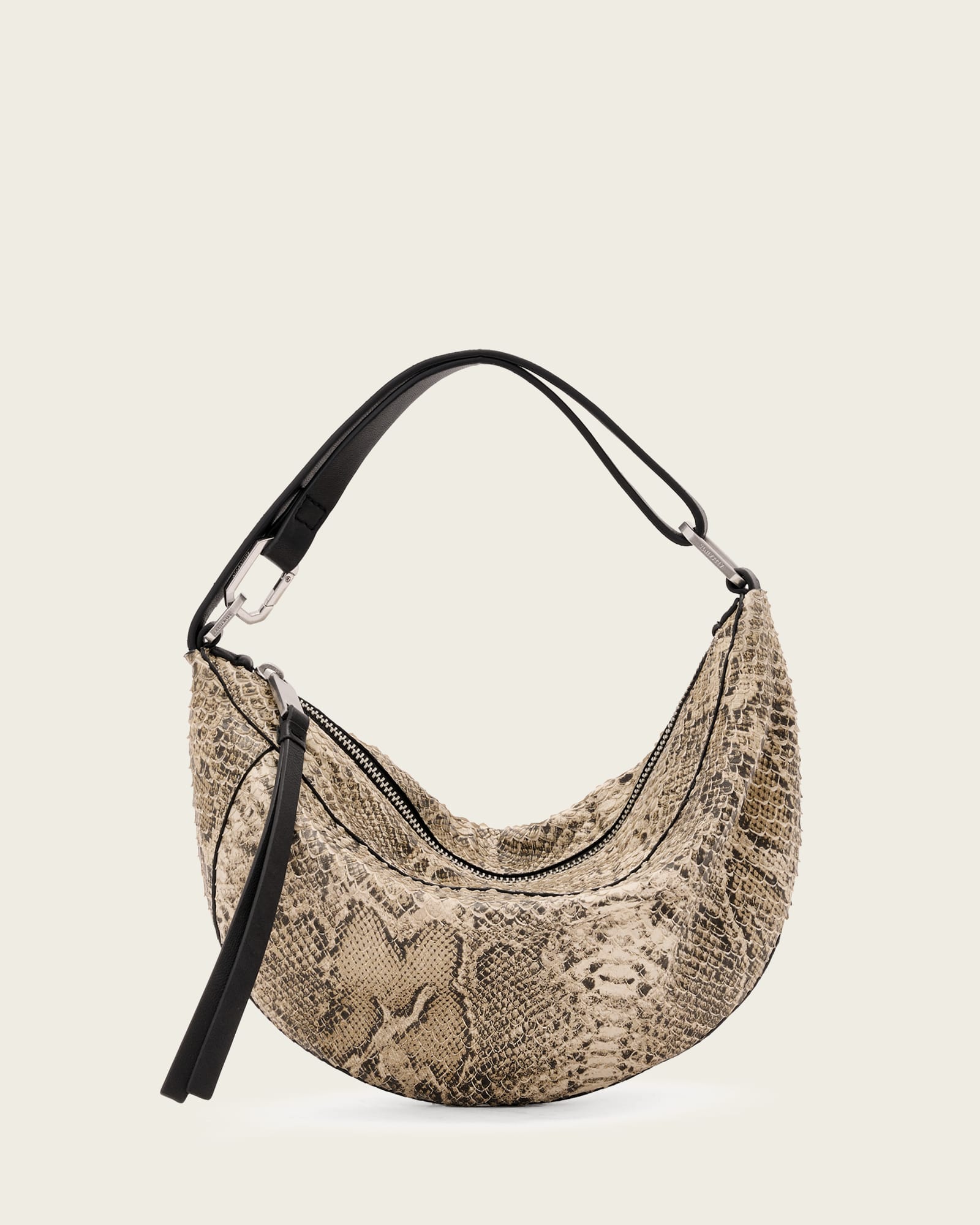 DESERT WHITE Color Luna Micro Snake Bag from AllSaints