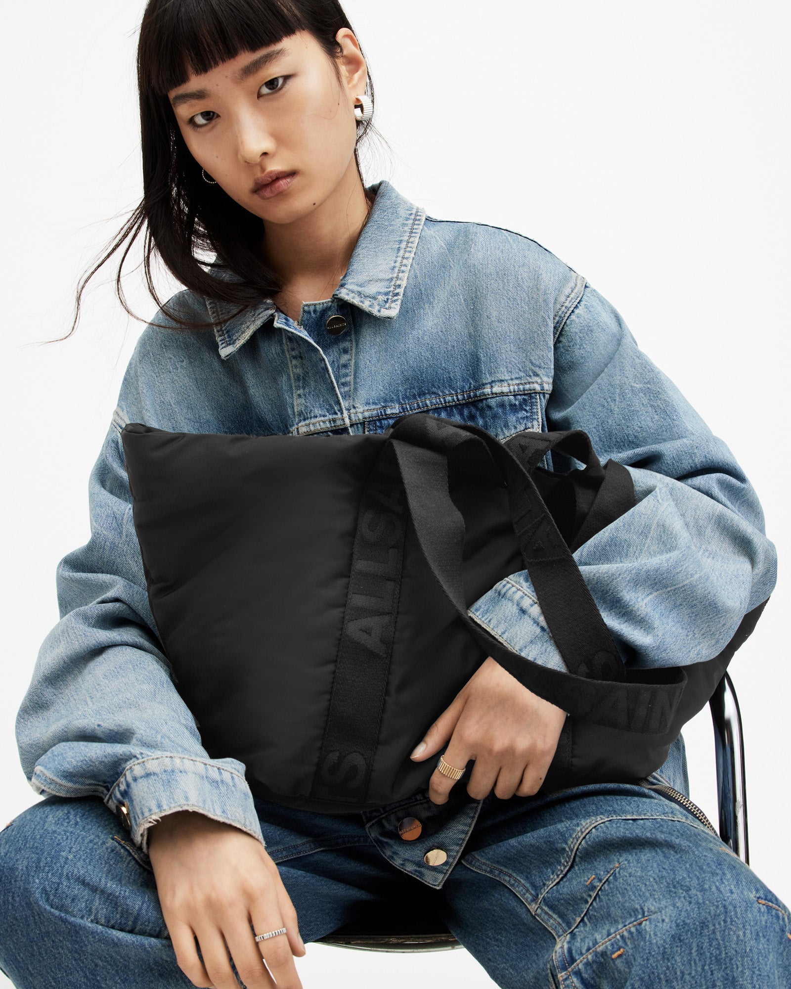 Esme Nylon E/W Tote | Womenswear | AllSaints HK – AllSaints Hong Kong