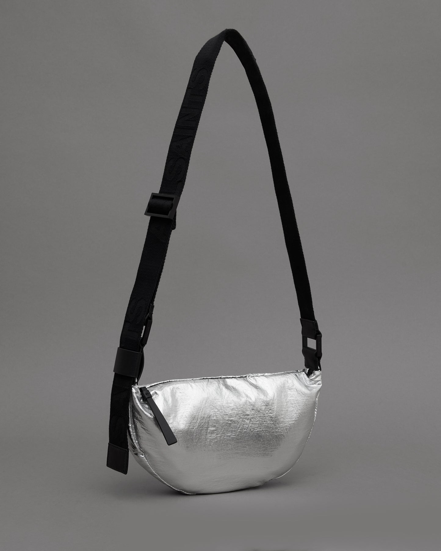 Half Moon Nylon Crossbody Bag