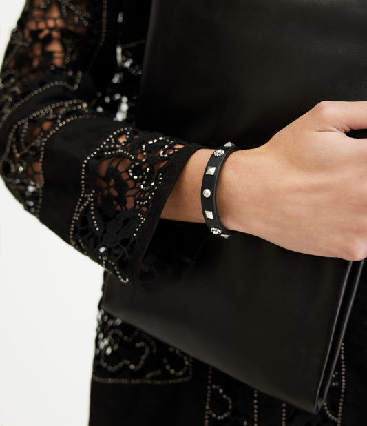 Rayen Studded Leather Bracelet