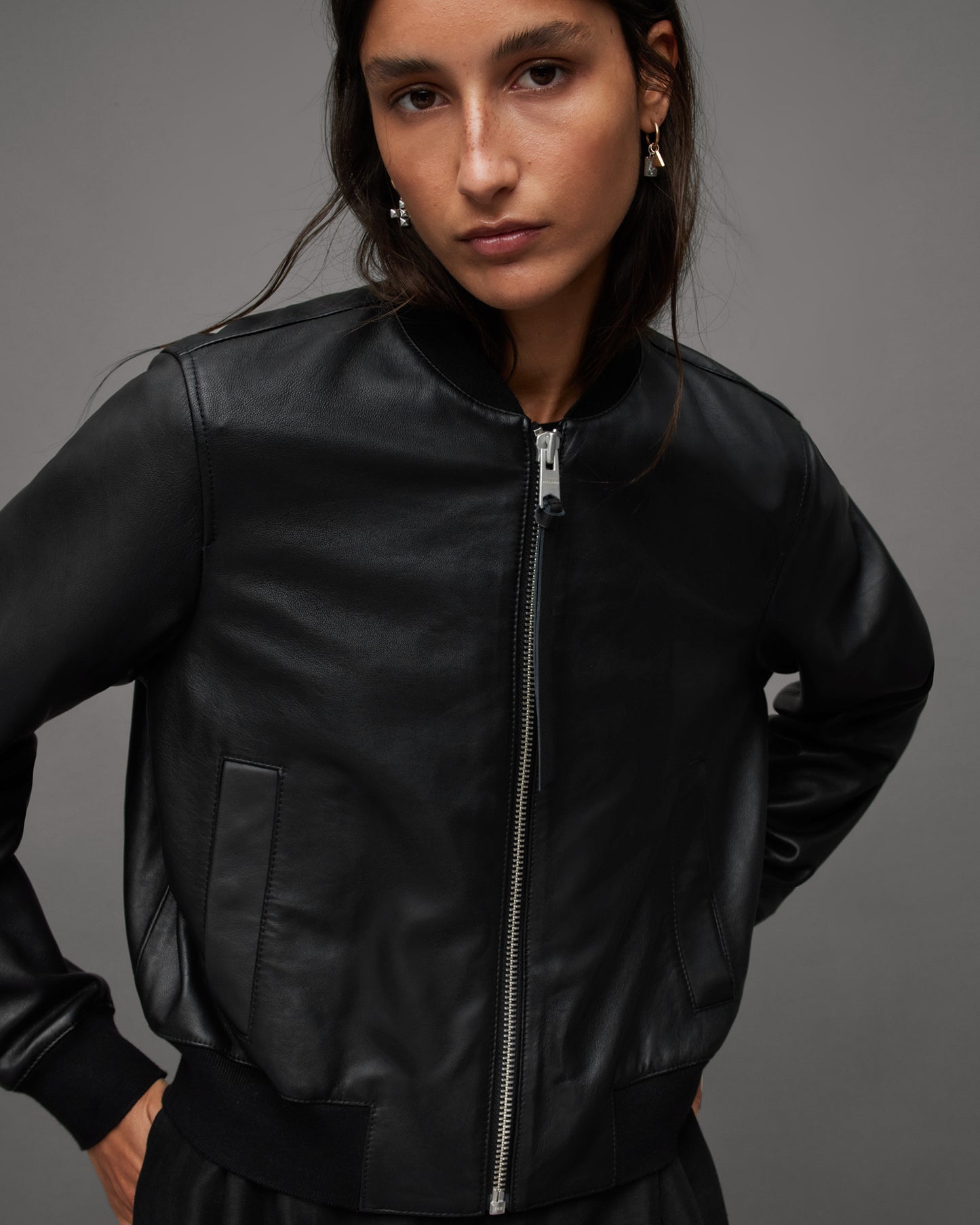 Orten Bomber Leather Jacket