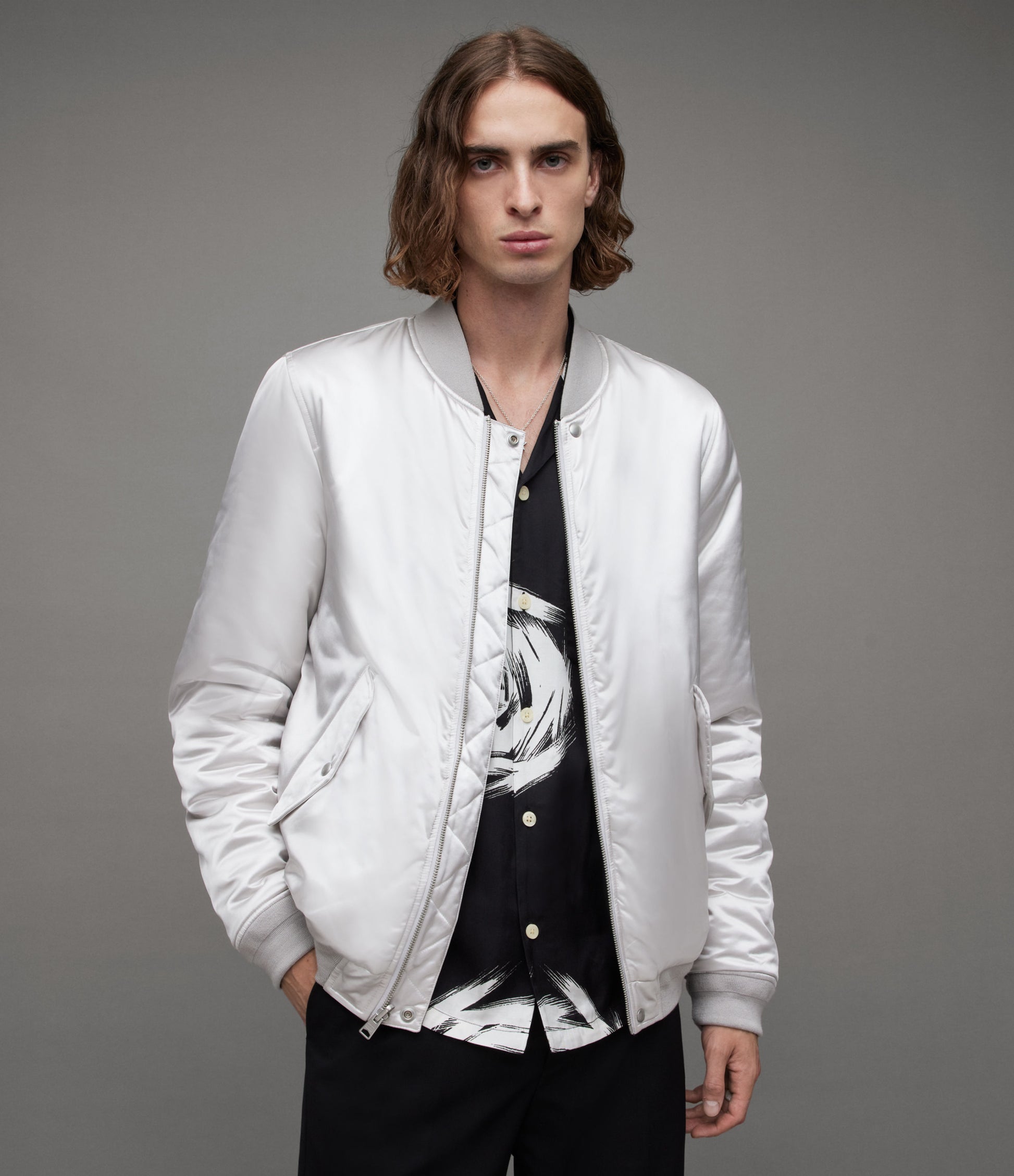 Eris Rev Bomber - AllSaints Hong Kong