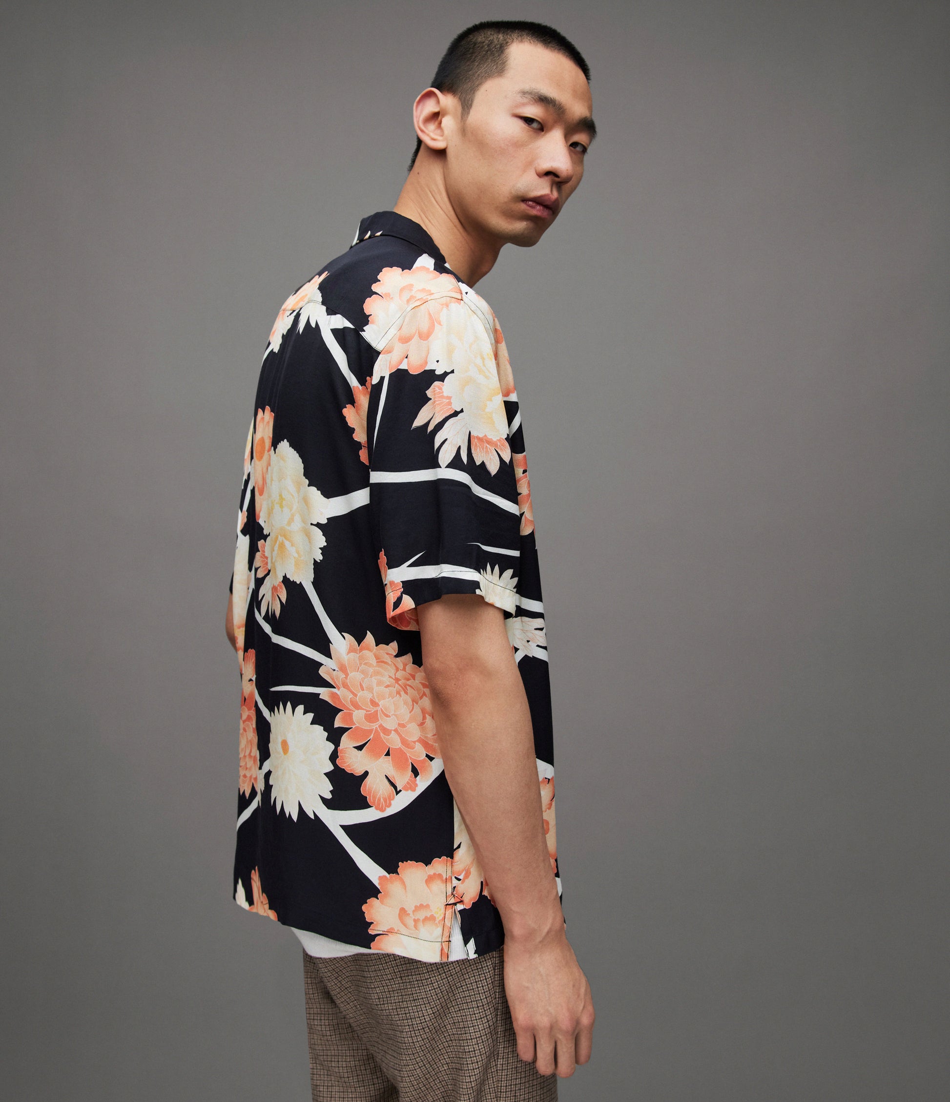 Sakura SS Shirt - AllSaints Hong Kong