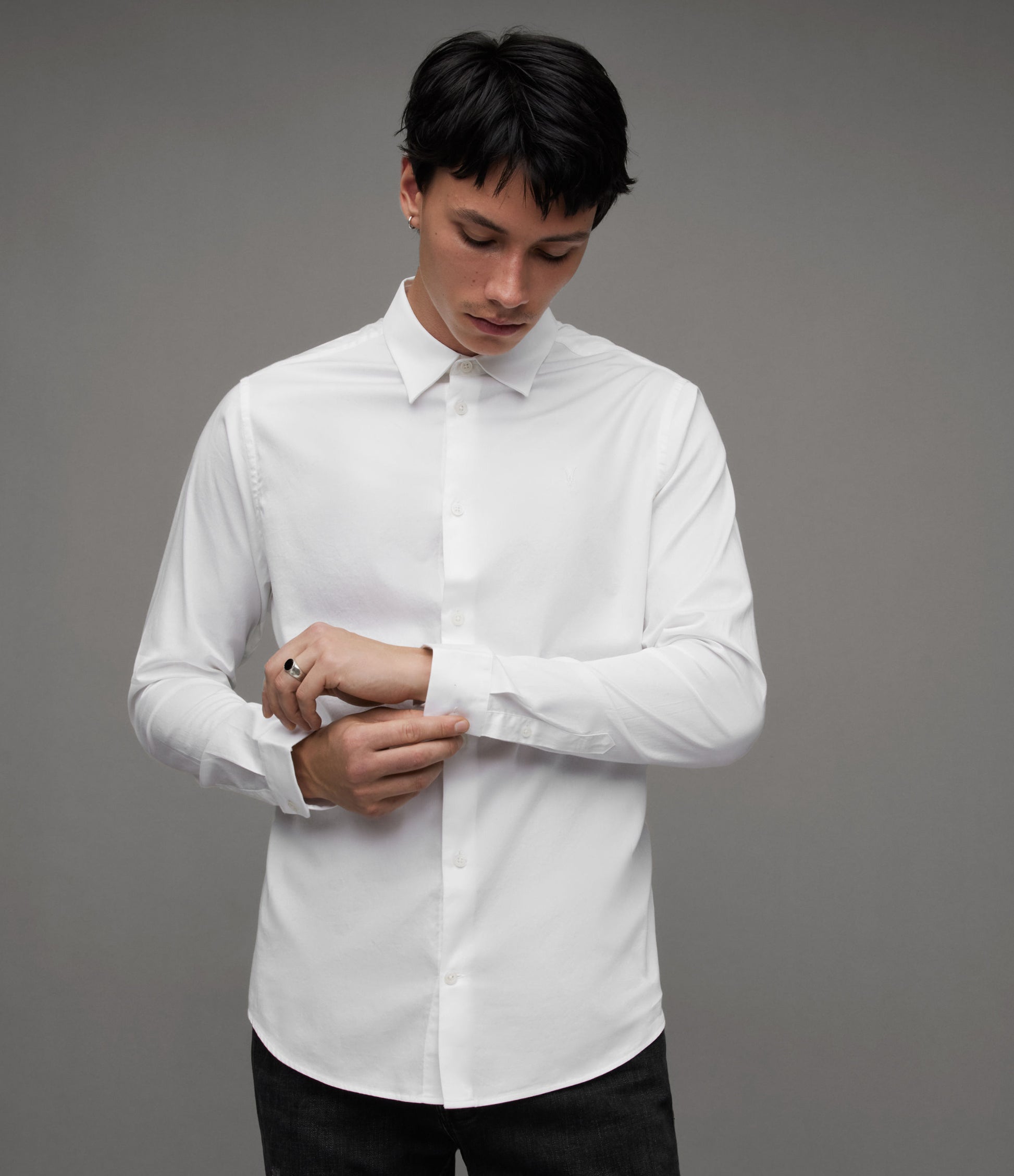 Simmons LS Shirt - AllSaints Hong Kong