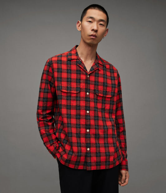 Duane LS Shirt - AllSaints Hong Kong