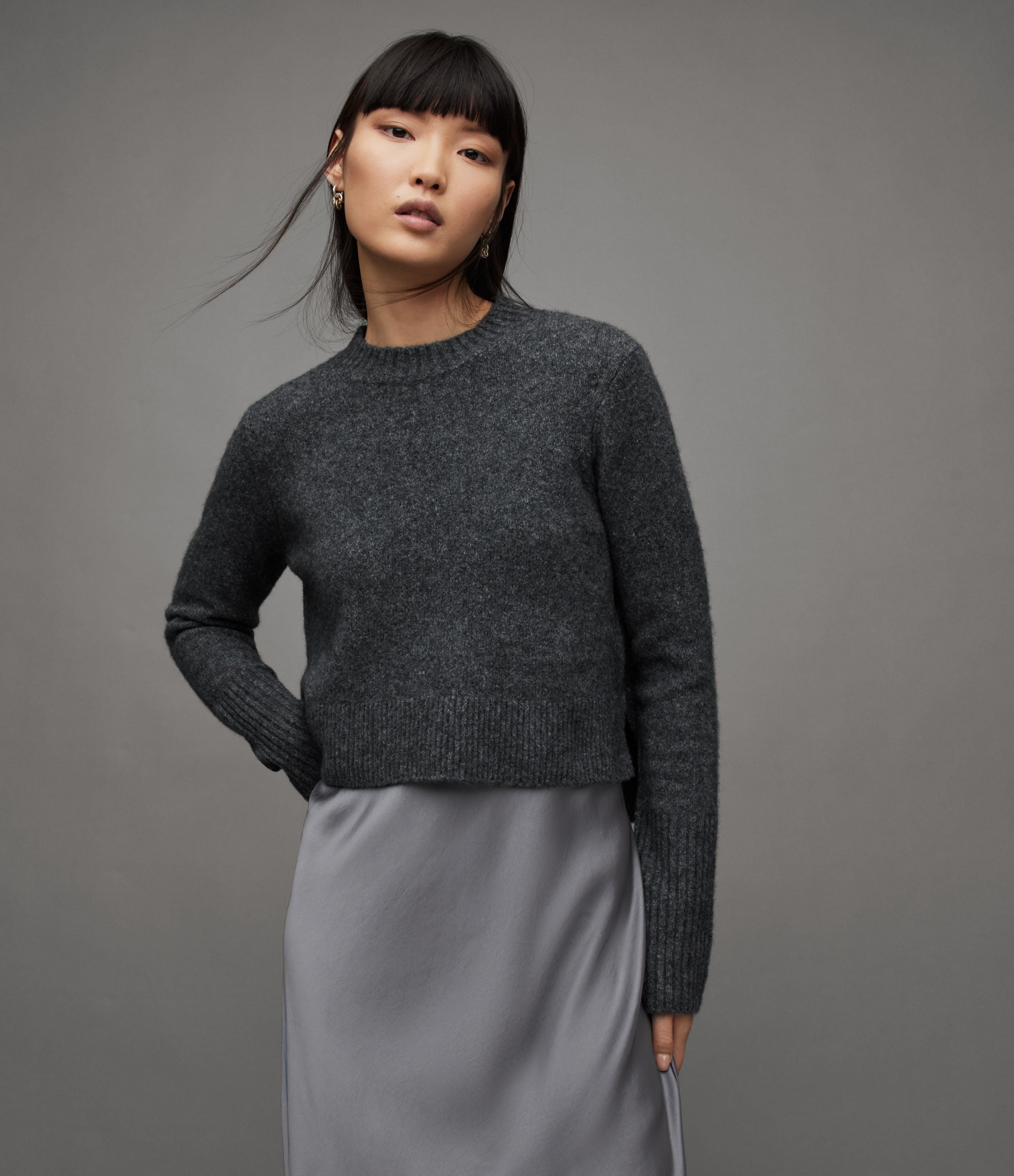 Tierny Crew Neck Dress - AllSaints Hong Kong