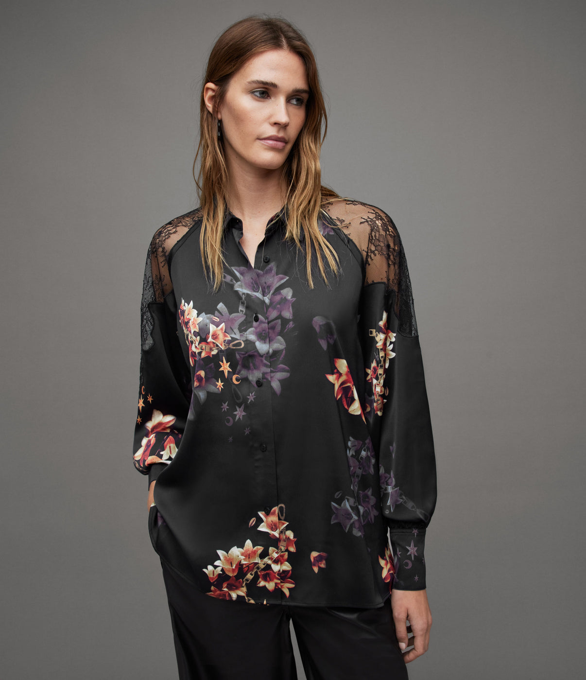 Oana Stargazer Shirt | Womenswear | AllSaints HK – AllSaints Hong Kong