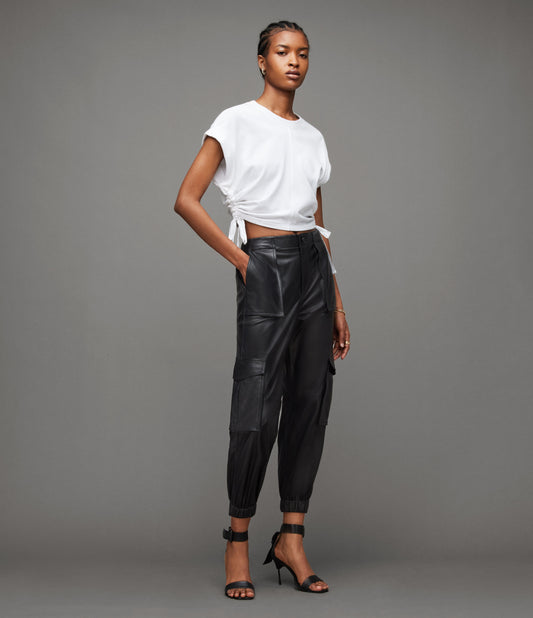 Freida Leather Trouser